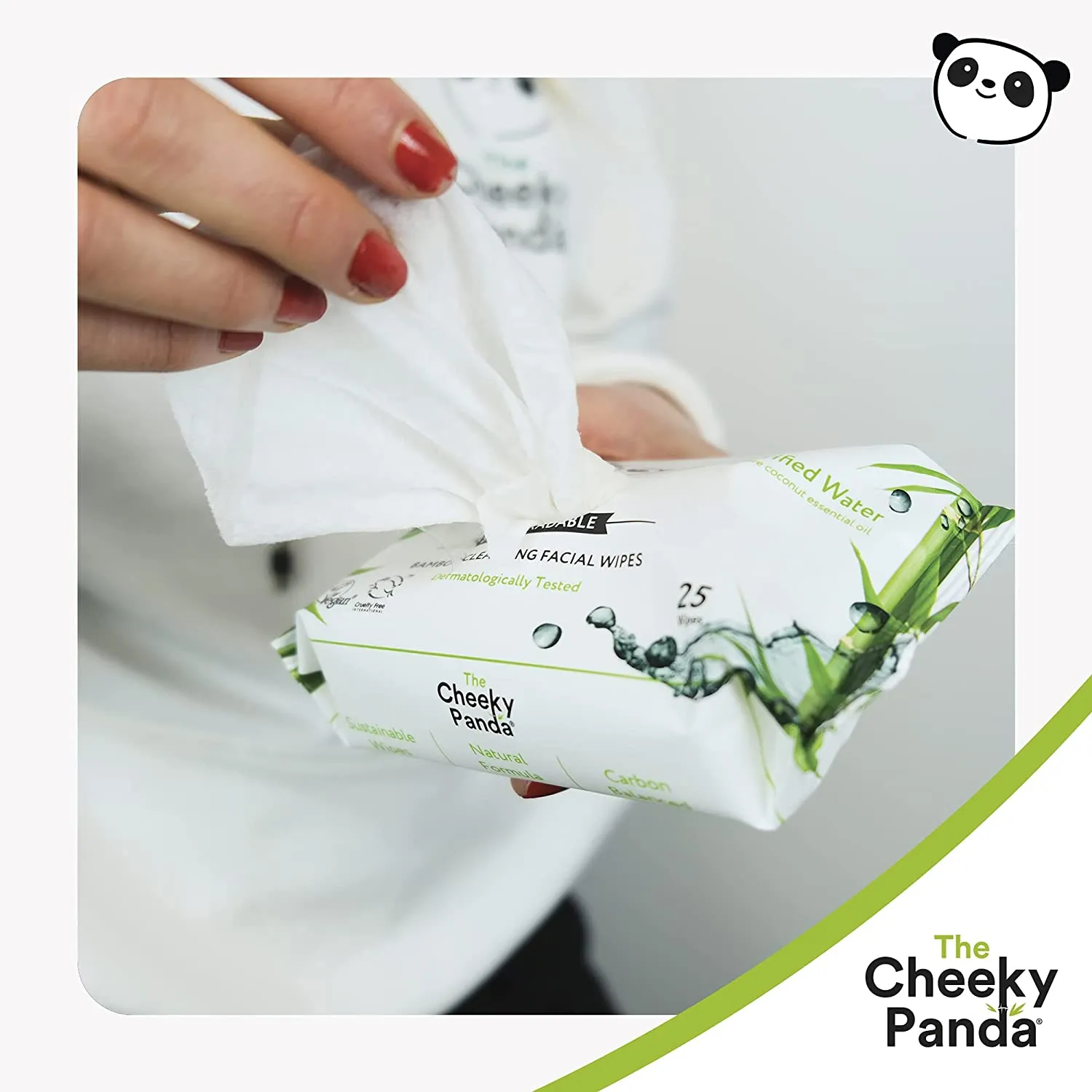 Bamboo Biodegradable Face Wipes (6 pack)