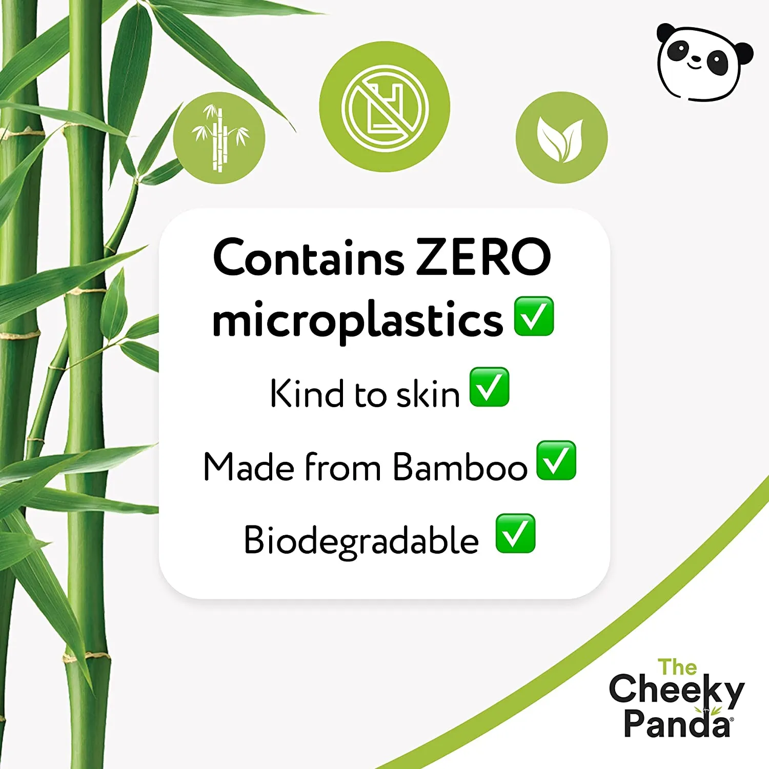 Bamboo Biodegradable Face Wipes (6 pack)