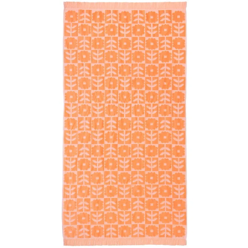 Bambury HiLo Bloom Peach Beach Towel