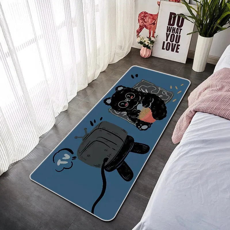 Bathroom Mat Cute Cartoon Cat Bath Mats