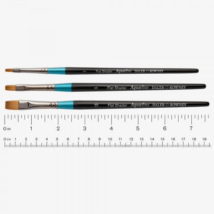 Brush Aquafine Flat Shader Af62-6