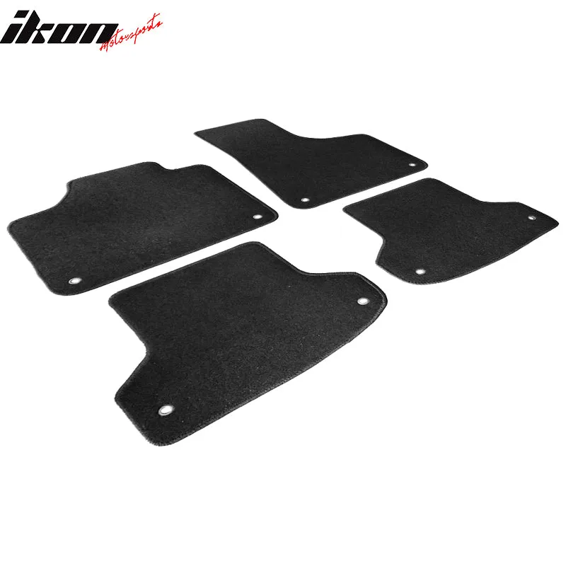 Car Floor Mat for 2006-2013 Audi A3 Black Car Front Rear  Nylon 4 PCS