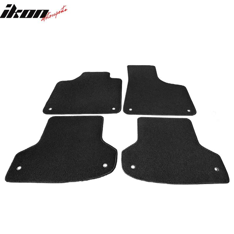 Car Floor Mat for 2006-2013 Audi A3 Black Car Front Rear  Nylon 4 PCS