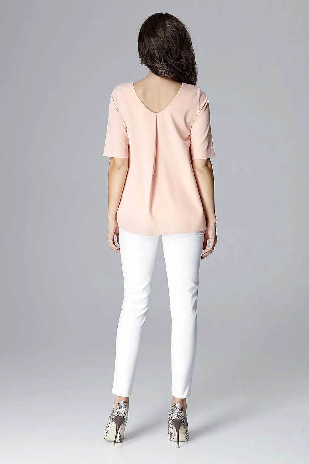 Chic Lenitif Relaxed Fit Blouse - Flaunt Your Silhouette with Grace