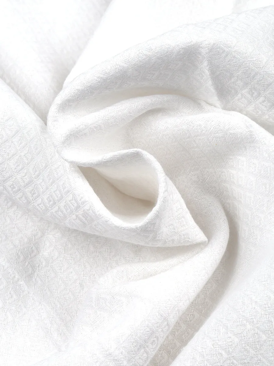 Cotton White Haj Towel