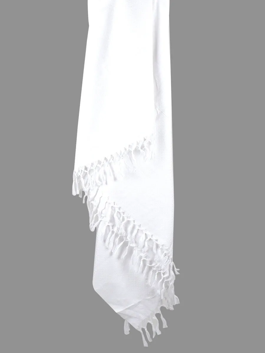 Cotton White Haj Towel