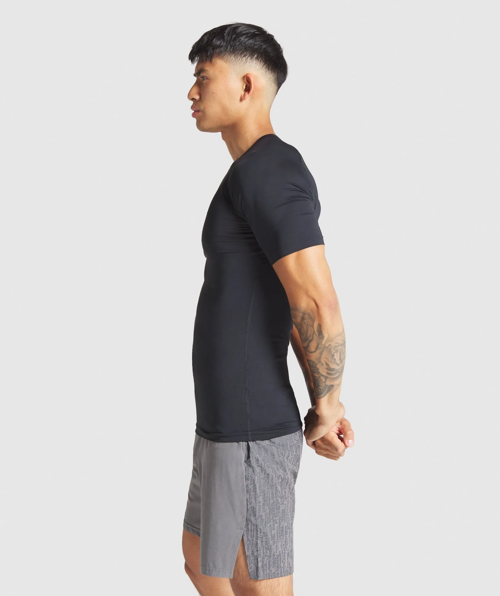 Gymshark Combat Rashguard - Black