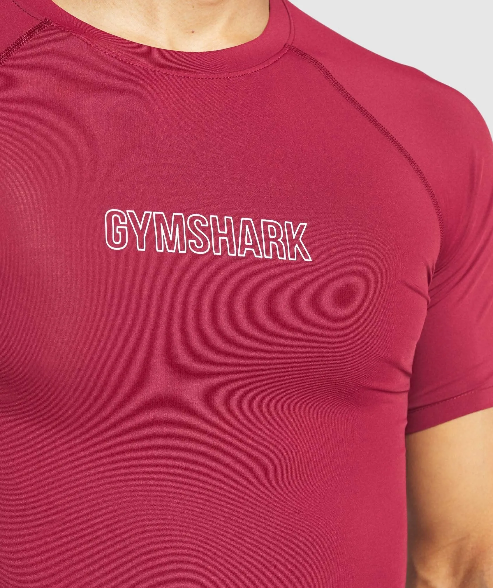 Gymshark Combat Rashguard - Claret