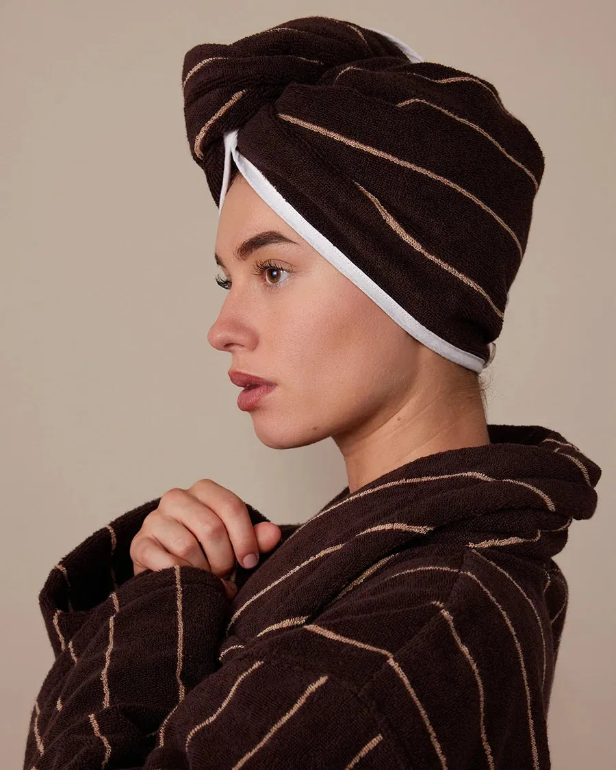 Hommey Hair Wrap - Espresso