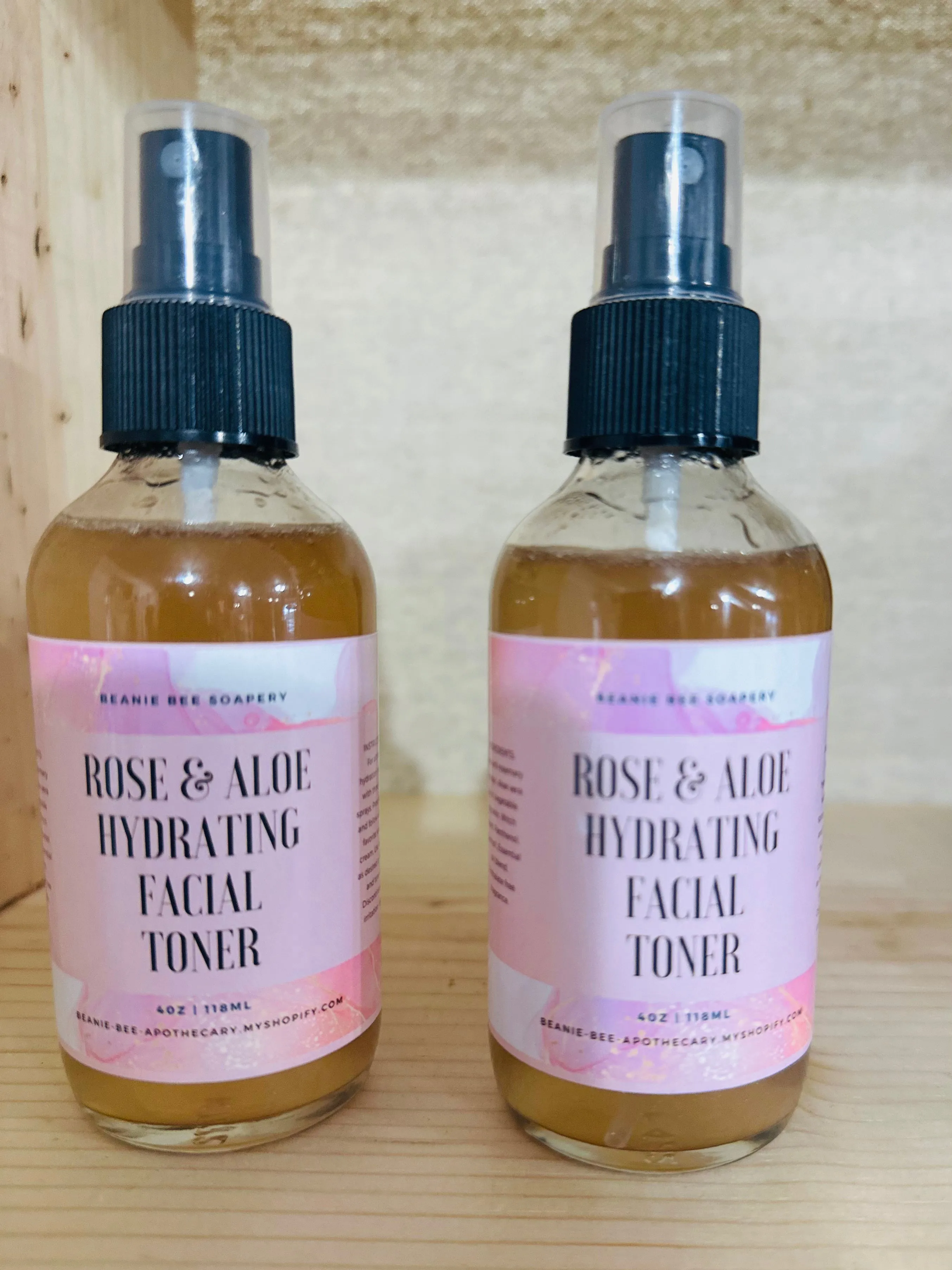 Hydrating Rose and Aloe Facial Toner