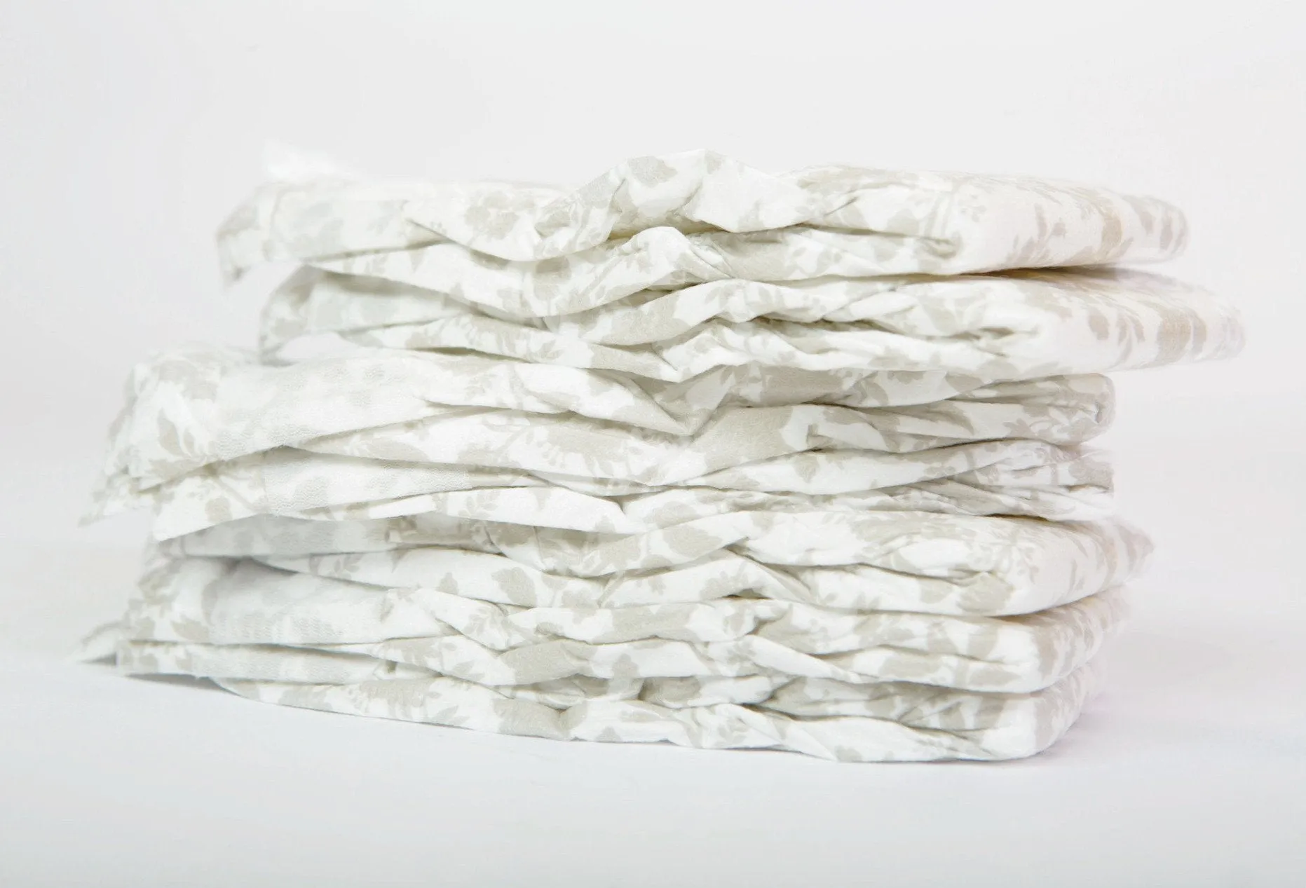 Poof SIZE 1 Taupe Chinoiserie Biodegradable DIAPERS